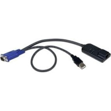 Dell Adapter AV Dell D-Sub (VGA) - RJ-45 czarny (A7485901)