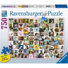 Ravensburger Puzzle 750el XXL - 99 Lovable Dogs 169399 RAVENSBURGER