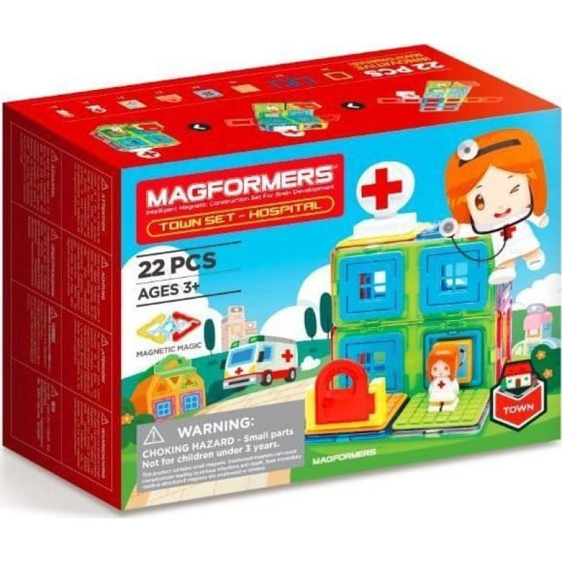 Magformers MAGFORMERS TOWN SET- HOSPITAL