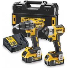 Dewalt Zestaw elektronarzędzi Dewalt 6-elementowy (DCK268P2T)