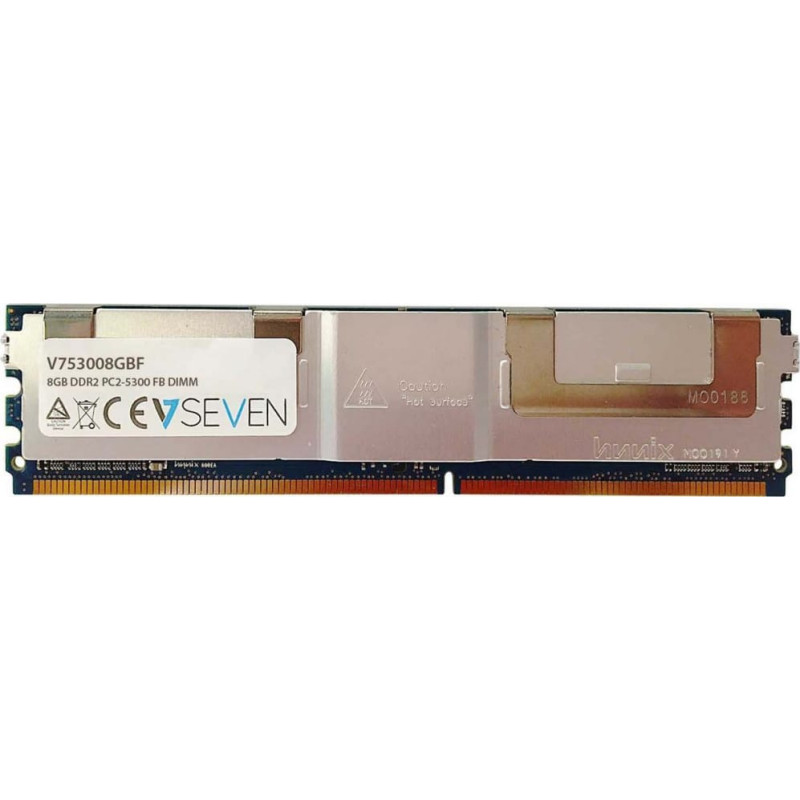 V7 Pamięć serwerowa V7 DDR2, 8 GB, 667 MHz, CL5 (V753008GBF)