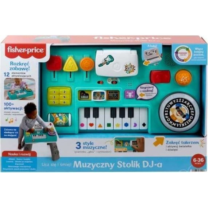 Fisher Price Muzyczny Stolik DJ-a HRB65