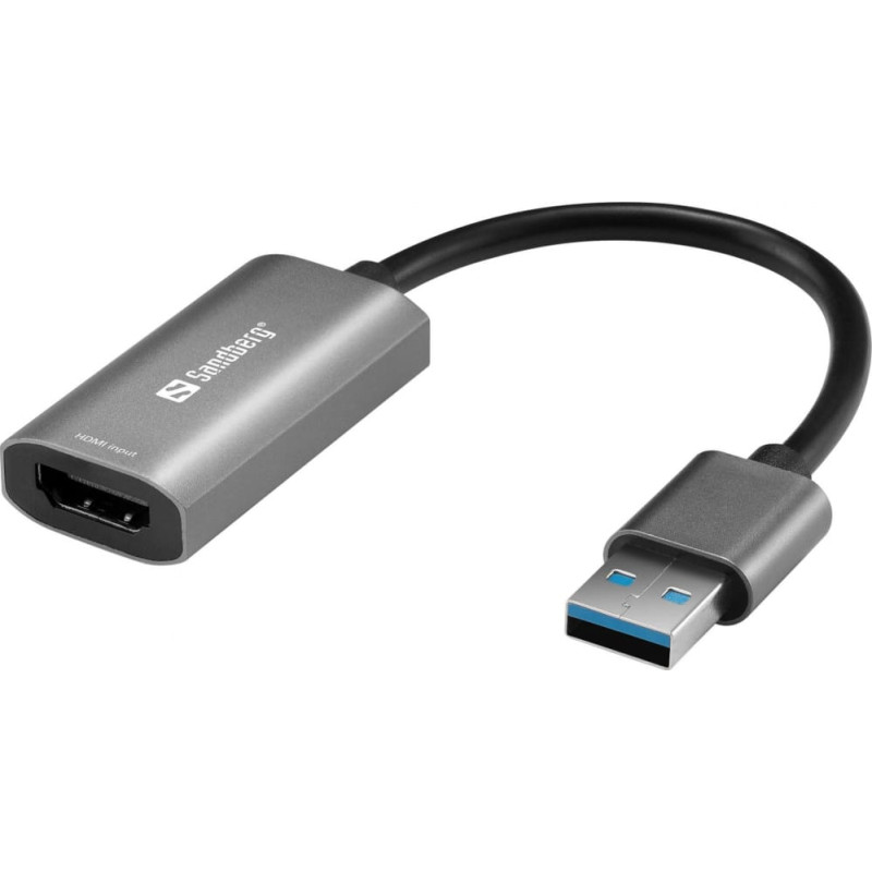 Sandberg Adapter USB Sandberg USB - HDMI Szary  (134-19)