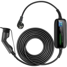 Extralink Ładowarka ExtraLink EXTRALINK BS-PCD030 PORTABLE EV CHARGER, 1 PHASE 16A, 3.6KW, TYPE1/TYPE2 PLUG, SCHUKO/CEE PLUG, 5.5M, LCD SCREEN