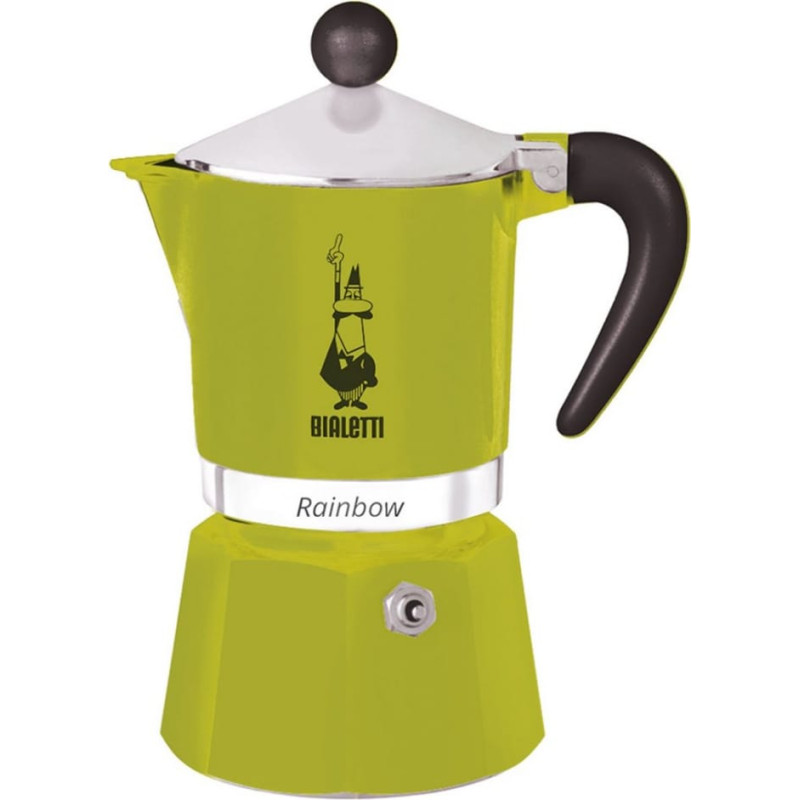 Bialetti Rainbow 0.27 L Aluminum, Thermoplastic