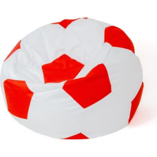 Go Gift Sako bag pouf Ball white-red XXL 140 cm