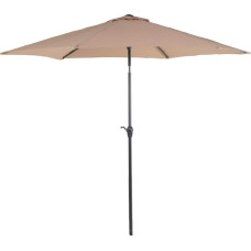 Beliani Lumarko Parasol ogrodowy ⌀ 270 cm piaskowy VARESE!