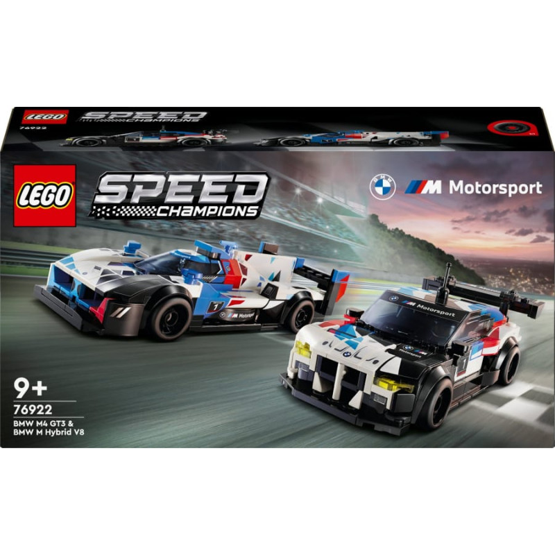 Lego 76922 Speed Champions BMW M4 GT3 & BMW M Hybrid V8 Rennwagen