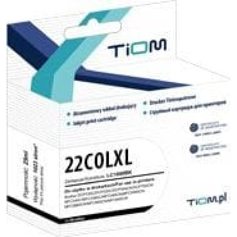 Tiom Tusz Tiom Tusz Tiom do HP 22XL | 2149/3920/D1320