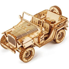 Robotime Drewniany model puzzle 3D Jeep Wojskowy MC701 Robotime uniwersalny