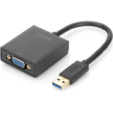 Digitus Adapter USB Digitus USB - VGA Czarny  (DA-70840)