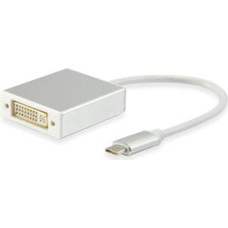 Equip Adapter USB Equip USB-C - DVI Biały  (133453)