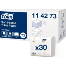 Tork Tork - Papier toaletowy w składce, biały - Miękki Premium