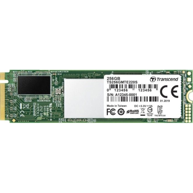 Transcend Dysk SSD Transcend 220S 256GB M.2 2280 PCI-E x4 Gen3 NVMe (TS256GMTE220S)