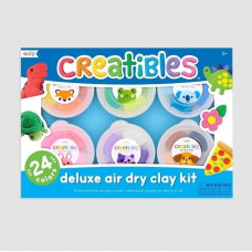 Ooly Lekkolina Creatibles Air Dry Clay Kit 24 kolory