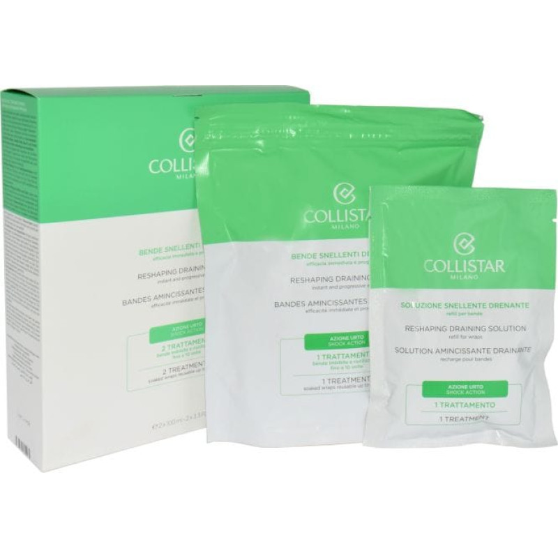 Collistar Reshaping draining wraps 2 treatments x 100 ml