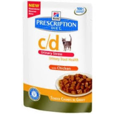 Hills Prescription Diet c/d Feline Urinary Stress z kurczakiem saszetka 85g