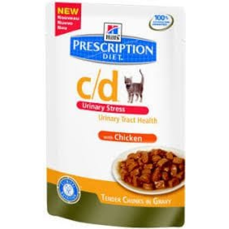 Hills Prescription Diet c/d Feline Urinary Stress z kurczakiem saszetka 85g