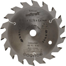 Wolfcraft Piła tarczowa 127/12,75 mm HM Wolfcraft - szybkie i precyzyjne cięcia