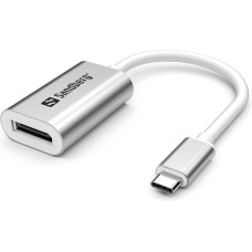 Sandberg Adapter USB Sandberg USB-C - DisplayPort Srebrny  (136-19)