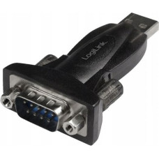 Logilink Adapter USB LogiLink USB - RS-232 Czarny  (AU0002F)