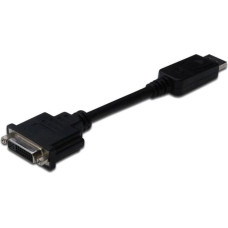 Digitus Adapter AV Digitus DisplayPort - DVI-I czarny (AK-340401-001-S)