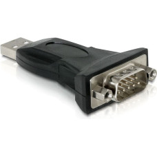 Delock Adapter USB Delock USB - RS-232 Czarny  (61460)