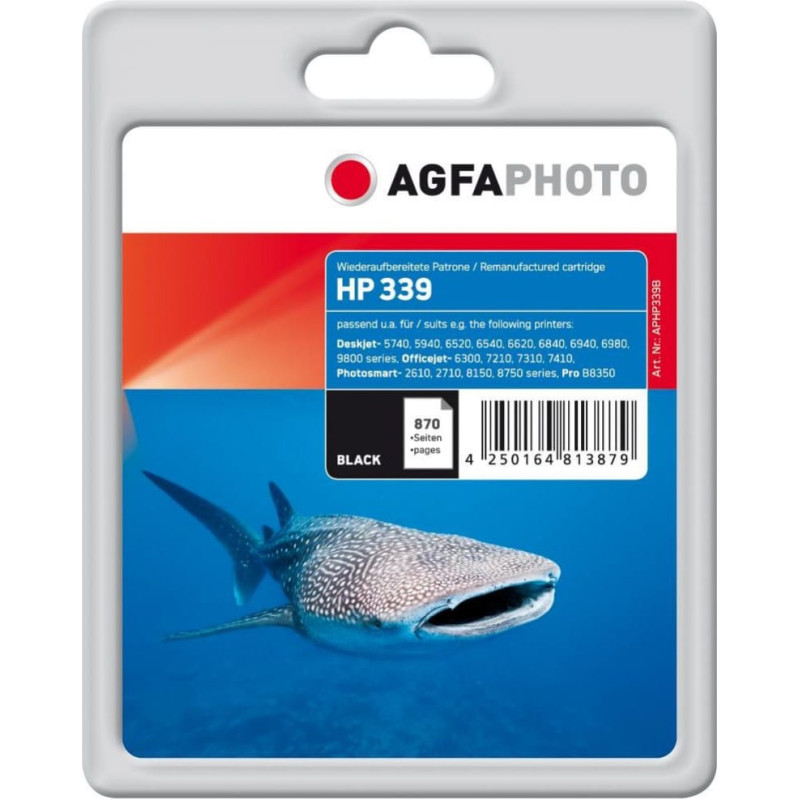 Agfaphoto Tusz AgfaPhoto Tusz APHP339B / C8767EE No.339 (Black)