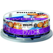 Philips DVD-R 4.7 GB 16x 25 sztuk (DM4S6B25F)