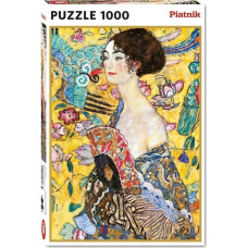 Piatnik Puzzle - 1000 Klimt, Dama z Wachlarzem