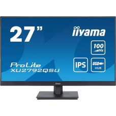 Iiyama ProLite XU2792QSU-B6 (69 cm (27 Zoll), schwarz (matt), WQHD, IPS, AMD Free-Sync, 100Hz Panel)