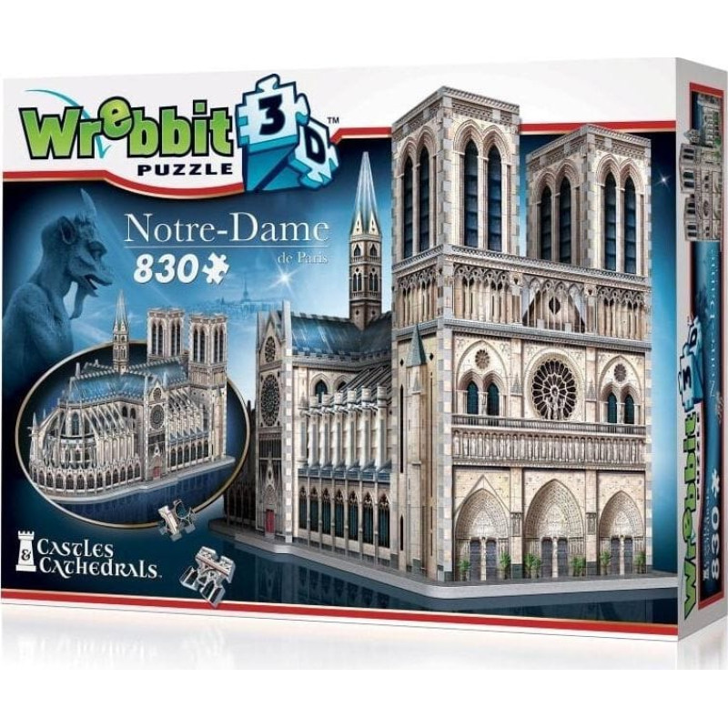 Tactic Wrebbit Puzzle 3D 830 el Notre Dame de Paris