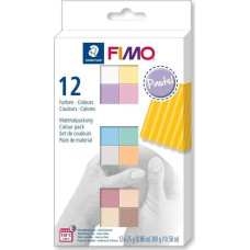 Staedtler Fimo Soft 12x25g kolory Pastel