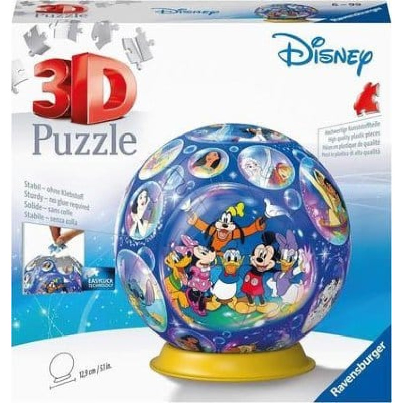 Ravensburger 3D Puzzleball Disney Charaktere (72 Teile)