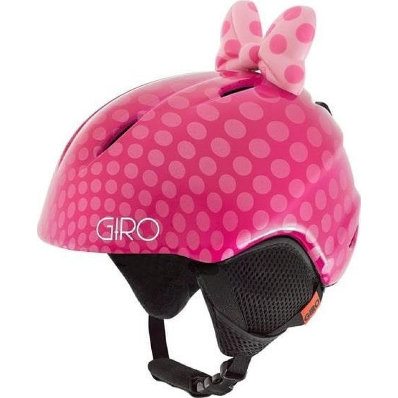 Giro Kask zimowy LAUNCH PLUS pink bow polka dots roz. S (52-55.5 cm)