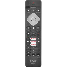 Savio universal remote control/replacement for Philips TV, SMART TV, RC-16