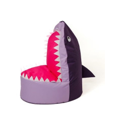 Go Gift Sako bag pouffe Shark purple-light purple XXL 100 x 60 cm