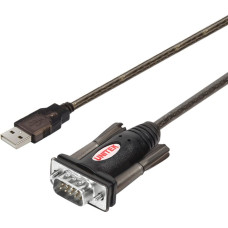 Unitek Y-105 serial cable Black 1.5 m USB Type-A DB-9