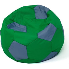 Go Gift Soccer Sako bag pouffe green-grey XXL 140 cm