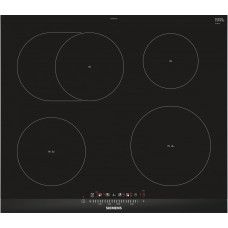 Siemens EH675FFC1E hob Black, Stainless steel Built-in Zone induction hob 4 zone(s)