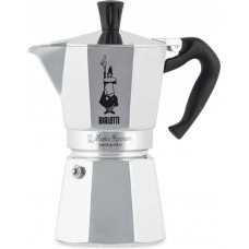 Bialetti Moka Express Moka pot 0.3 L Aluminium, Black