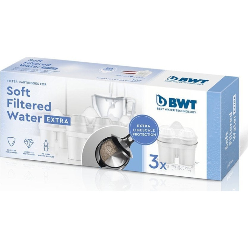 BWT BWT 814873 3-Pack Soft Filtered Water EXTRA