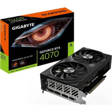 Gigabyte Karta graficzna Gigabyte VGA PCIE16 RTX4070 12GB GDDR6X/GV-N4070WF2OC-12GD GIGABYTE