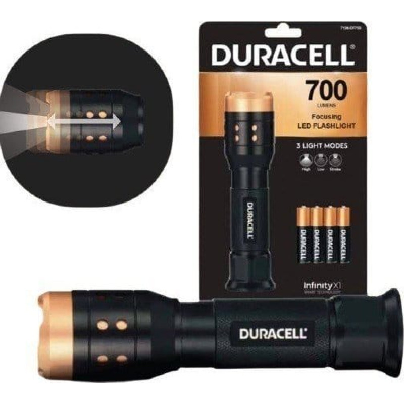 Duracell Latarka Duracell Latarka Aluminium 700 LM