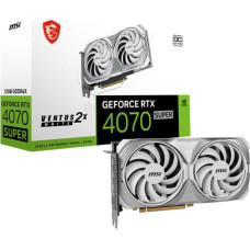 MSI Karta graficzna MSI GeForce RTX 4070 SUPER 12GB VENTUS 2X WHITE OC