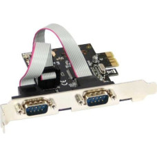 Inline Kontroler InLine PCI x1 - 2x Port szeregowy RS-232 DB9 (76619C)