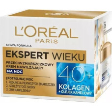 Loreal Loreal Ekspert Wieku 40+ Przeciwzmarszczkowy Krem nawilżający na noc 50ml