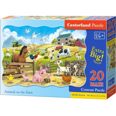 Castorland Puzzle 20 maxi - Animals on the Farm CASTOR