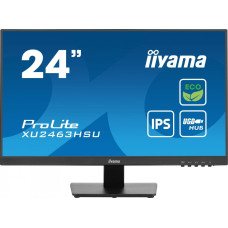 Iiyama ProLite XU2463HSU-B1 (61 cm (24 Zoll), schwarz (matt), FullHD, IPS, AMD Free-Sync, 100Hz Panel)