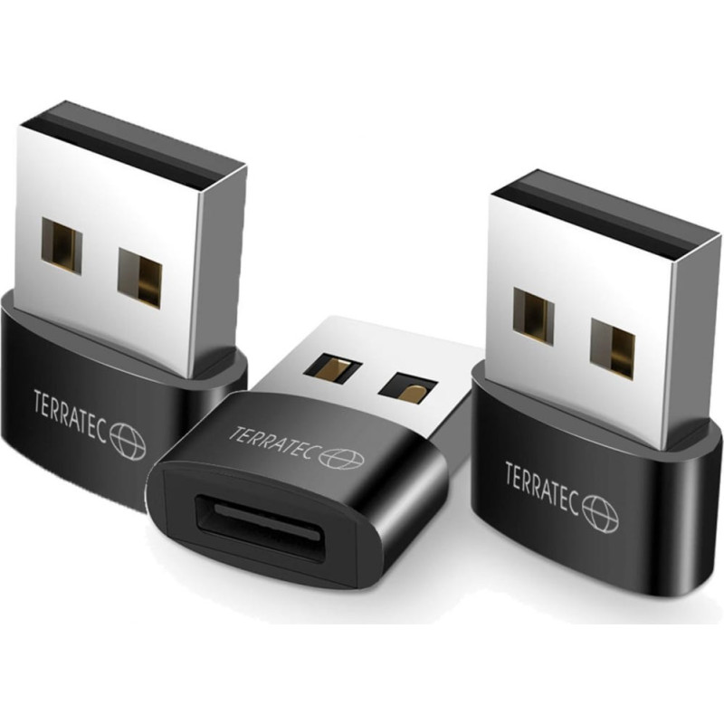 Terratec Adapter USB TerraTec C20 USB-C - USB Czarny  (AP-387733)